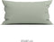Zohome Kussensloop Satinado - Kussenhoes van 40x80 cm - Set van 2 stuks - 100% Katoen-Satijn - Grijs