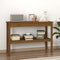 vidaXL - Wandkast - 110x40x75 - cm - massief - grenenhout - honingbruin