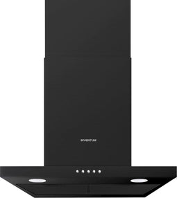Inventum AKB6004ZWA - Wandschouw afzuigkap - 344 m³/h - Luxe LED spots - Zwart
