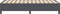 vidaXL - Bedframe - Donkergrijs - 100x200 - cm - Corduroy - Stof