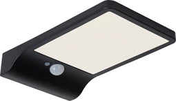 Lucide BASIC - Wandlamp - Zonne-energie - LED 1x3W 2700K - IP44 - Beweging & dag/nacht sensor - Zwart