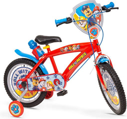 Toimsa Bikes Paw Patrol - Fiets 16 Inch - Stalen frame - Rood