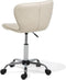 VALETTA - Bureaustoel - Beige - Kunstleer