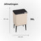 AKSA Home® Touch Bin Prullenbak – Vuilnisbak - Prullenbak afvalscheiding - Afvalscheidingprullenbakken - Afvalbak - 36L - Beige