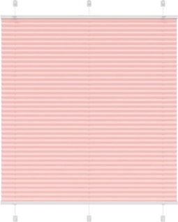 vidaXL - Plissé - rolgordijn - 120x150cm - stofbreedte - 119,4cm - polyester - roze