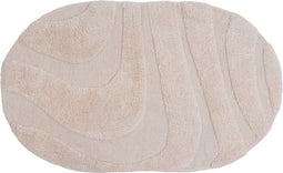Badmat Beau - Beige Ovaal 60 x 100 cm