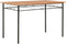 vidaXL - Eettafel - 120x70x75 - cm - MDF - bruin