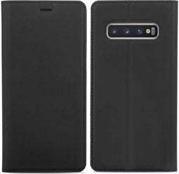 iMoshion Hoesje Geschikt voor Samsung Galaxy S10 Hoesje Met Pasjeshouder - iMoshion Slim Folio Bookcase - Zwart