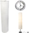 Witte Cilindrische Papieren Lampenkap 94 cm Hoog - Ersatz Lampenscherm
