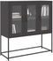 vidaXL - Dressoir - 100,5x39x107 - cm - koudgewalst - staal - zwart
