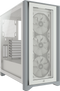 Corsair iCUE 4000X RGB - ATX Behuizing - Gehard Glas - Wit