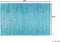 MERSIN - Laagpolig vloerkleed - Turquoise - 140 x 200 cm - Katoen