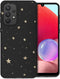 iMoshion Hoesje Geschikt voor Samsung Galaxy A33 Hoesje Siliconen - iMoshion Design hoesje - Zwart / Stars Gold
