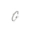TI SENTO Dames Ring - 925 zilver - Zirconia wit - Maat 17.75 mm / maat 56 - 1869ZI