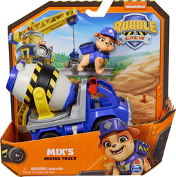 Rubble & Crew - Cementwagen met speelfiguur en beweegbare onderdelen - PAW Patrol speelgoed