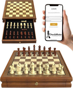 Windsor® Presidential Series - Luxe Schaakbord - Magnetisch - 35 x 35 cm