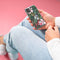 iMoshion Hoesje Geschikt voor Samsung Galaxy A52 (4G) / A52s / A52 (5G) Hoesje Siliconen - iMoshion Design hoesje - Groen / Roze / Tropical Jungle