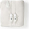 Nedis Elektrische Deken - Onderdeken - 2 Personen - 160 x 140 cm - 3 Warmte Standen - Wasmachinebestendig - Oververhittingsbeveiliging - Polyester / Synthetisch Wol