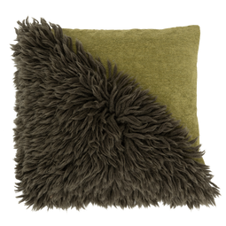 Urban Nature Culture Cushion Sirle - Kussen - 50 x 50 CM - Handgemaakt - Donkergroen