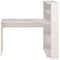 JUNI Modern hoekbureau wit decor - L 122 cm