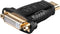 Wentronic A 323 G - HDMI naar DVI-D Adapter - Vergulde connectoren - Zwart