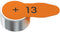Varta 24606 101 416 - Gehoorapparaat Batterijen Type 13 - 6 krachtige knoopcelbatterijen - Oranje (6 stuks)