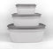 Sunware - Sigma home vershouddoos 2,8L grijs - 23 x 23 x 9 cm