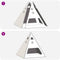 vidaXL - Vuurkorf - Piramide - Zwart - 50x50x51 - cm - Staal