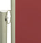 vidaXL - Tuinscherm - uittrekbaar - 160x300 - cm - rood