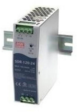 B&B Electronics SDR-120-24 - DIN-rail netvoeding 24 V/DC 5 A 120 W - 1 uitgang