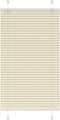 vidaXL - Plissé - rolgordijn - 70x100 - cm - stofbreedte - 69,4 - cm - polyester - crème