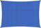vidaXL - Zonnezeil - 160 - g/m² - rechthoekig - 4x6 - m - HDPE - blauw