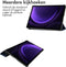 imoshion Tablet Hoes - Geschikt voor Samsung Galaxy Tab S9 11.0 inch FE / Galaxy Tab S10 FE / Galaxy Tab S9 11.0 inch - Trifold Bookcase - Donkerblauw