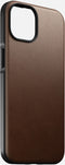 Nomad Modern Leather Case - iPhone 14 - Valprotectie 3 meter Magsafe - Bruin