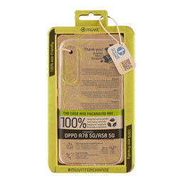 Muvit for Change A78 5G/A58 5G - Telefoonhoes - Bescherming tegen krassen - Flexibel