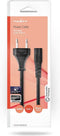 Nedis CEGB11060BK20 - Netsnoer Euro-connector - 200cm - Zwart