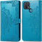 iMoshion Hoesje Geschikt voor Oppo A15 Hoesje Met Pasjeshouder - iMoshion Mandala Bookcase - Turquoise