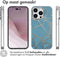 imoshion Hoesje Geschikt voor iPhone 14 Pro Hoesje Siliconen - imoshion Design hoesje - Blauw / Blue Graphic