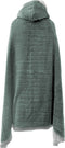 Linnick Flanel Fleece Deken + Hoodie met Capuchon Croco - olive green - 140x200cm - 130x180cm - Plaid