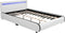 Juskys Sevilla - Bedframe - LED Verlichting - 140 x 200 cm - Wit