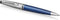 Waterman Expert Deluxe balpen | metaal-blauwe lak met palladium-gecoat detail | medium punt met blauwe inkt | Geschenkverpakking
