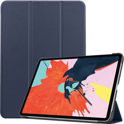imoshion Tablet Hoes - Geschikt voor iPad Air 5 (2022) / Air 4 (2020) / Air 11 inch (2025) M3 / Air 11 inch (2024) M2 - Trifold Bookcase - Donkerblauw