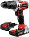 Einhell TE-CD 18/2 - Draadloze Klopboormachine - 2 versnellingen 44 Nm - (2x2.0Ah)