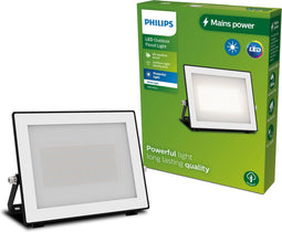 Philips Lois - Buitenschijnwerper - 50W - Warmwit licht 3000K - Zwart