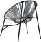 vidaXL - Set - tuinstoelen - 3-delig - poly - rattan - zwart - en - lichtgrijs