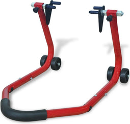 vidaXL - Motorfiets - voorwiel - standaard - rood