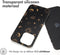 iMoshion Hoesje Geschikt voor iPhone 15 Pro Hoesje Siliconen - iMoshion Design hoesje - Zwart / Sky Black Transparent