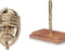 Decoratieve figuren Gezicht Gouden Hout Metaal 16 x 34 x 10 cm