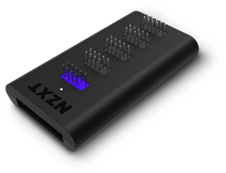 NZXT AC-IUSBH-M3 - Internal USB Hub (Gen 3) - 4x USB 2.0 poorten - Zwart