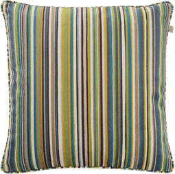 Dutch Decor Harel - Kussenhoes 45x45 cm - Gestreept - Groen